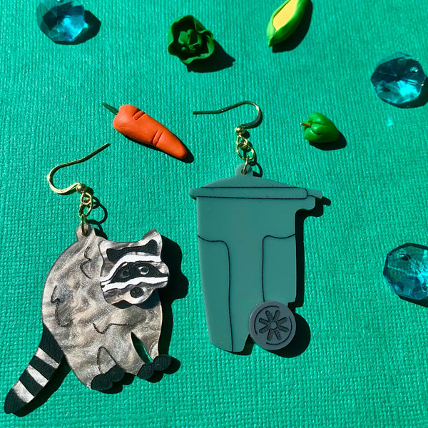 Trash Panda Earrings