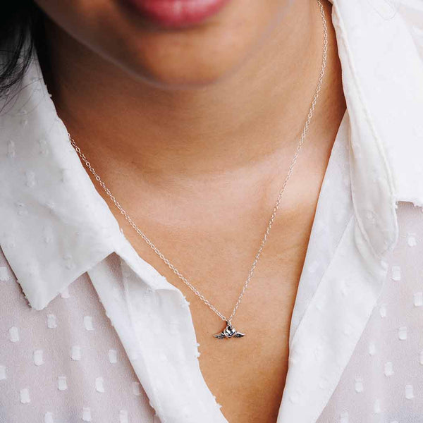 Mini Flying Heart Necklace