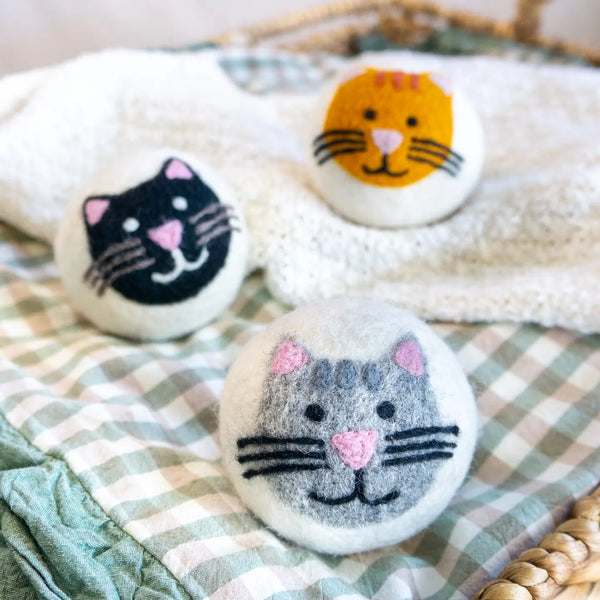 Wool Dryer Ball Cat Mix - House Cats