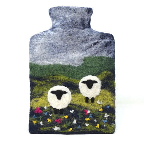 Sheep Felt Hot Water Bottles
