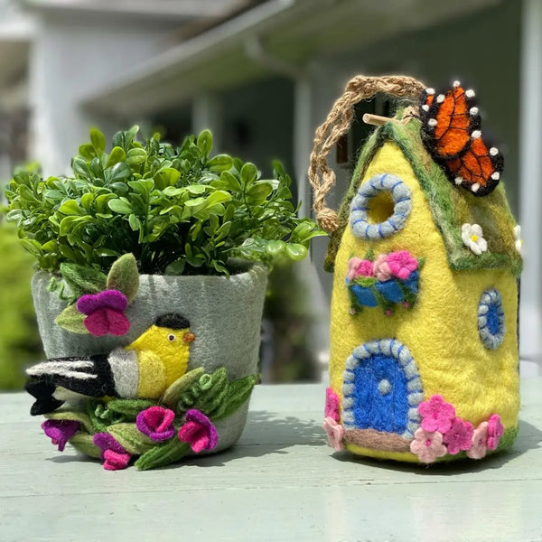 Monarch Cottage Birdhouse