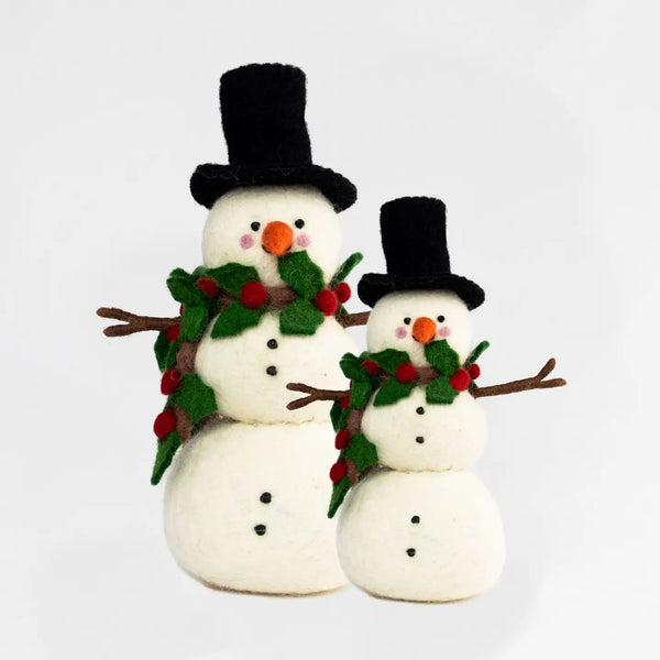 Large Felt Snowman