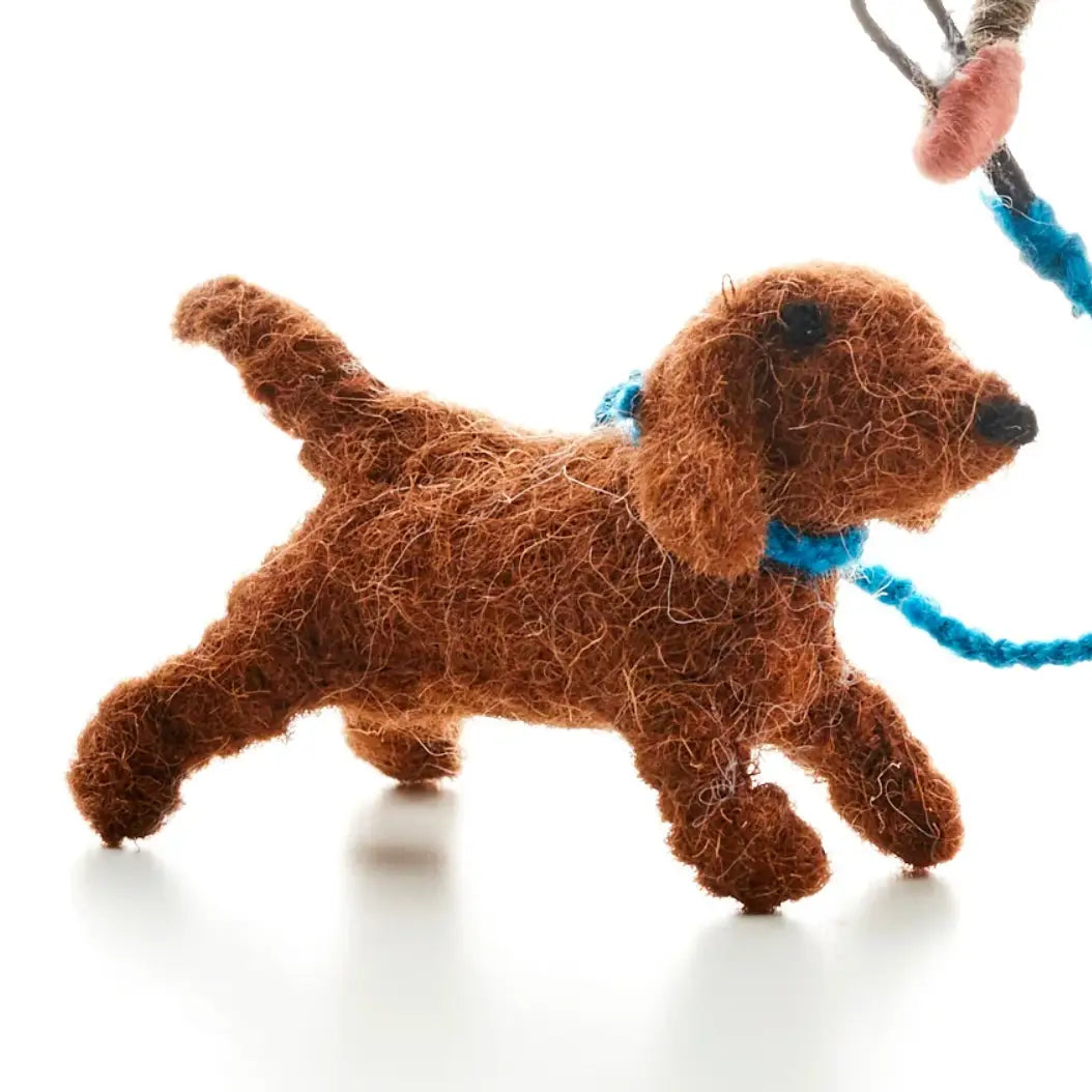 Felt Dachshund Dog