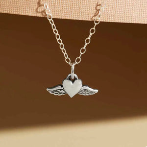 Mini Flying Heart Necklace