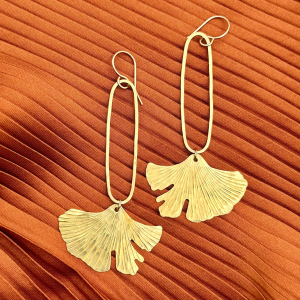 Ginkgo Earrings