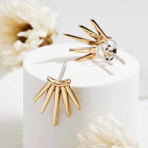 Five Spike Post Earrings
