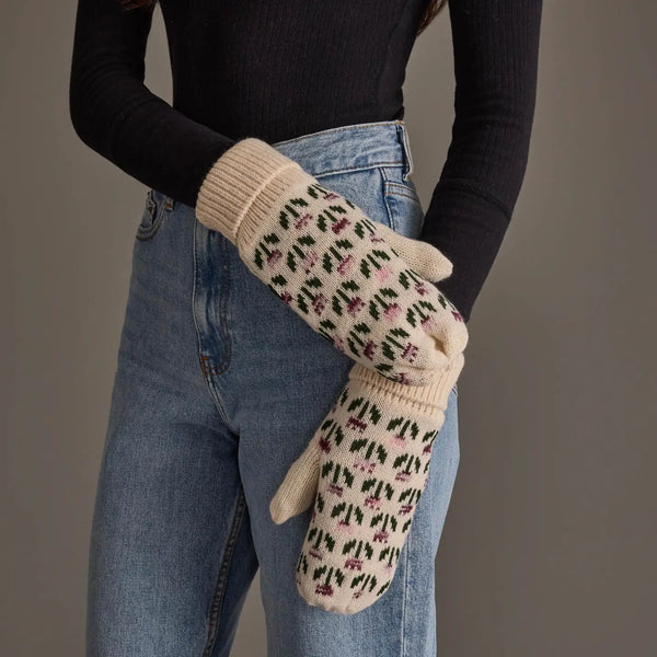 Floral Mittens