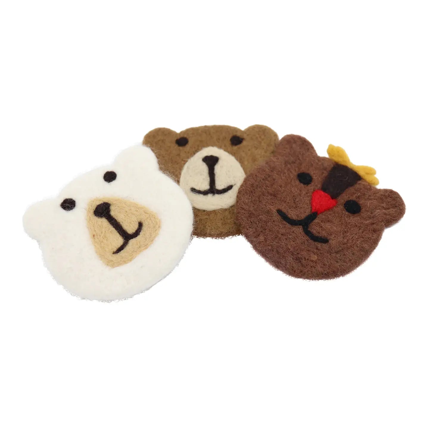 Felt Bear Coaster