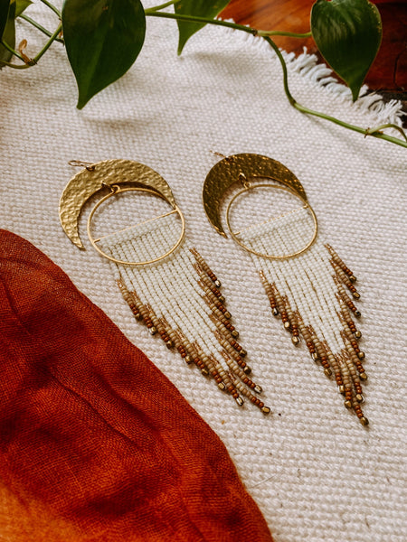 Over the Moon Earrings
