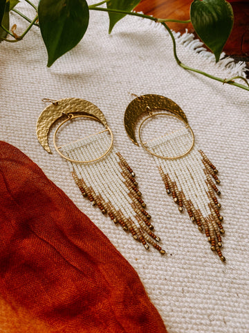 Over the Moon Earrings