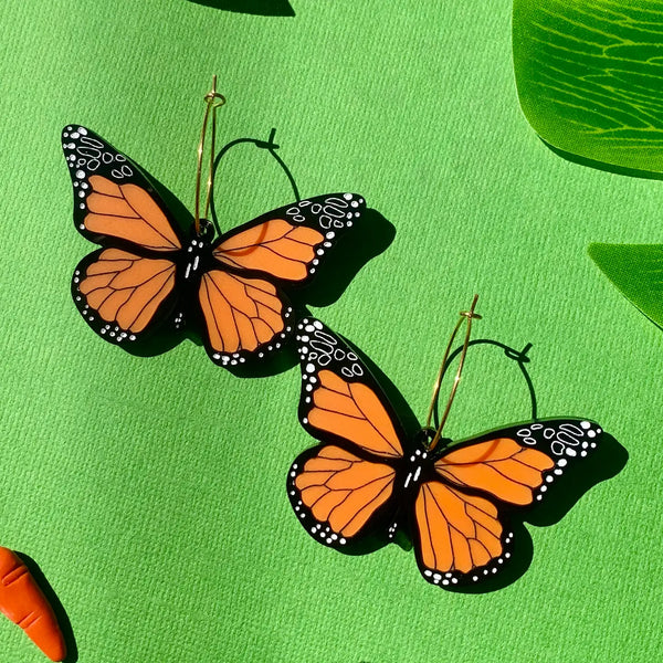Monarch Butterflies Earrings