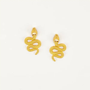 Snake Post Earrings