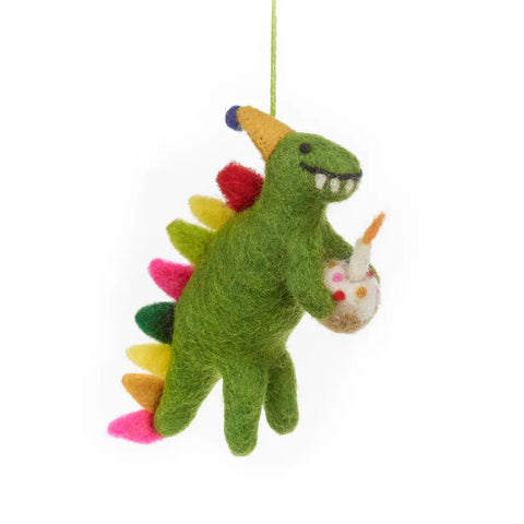 Birthday Dino Ornament