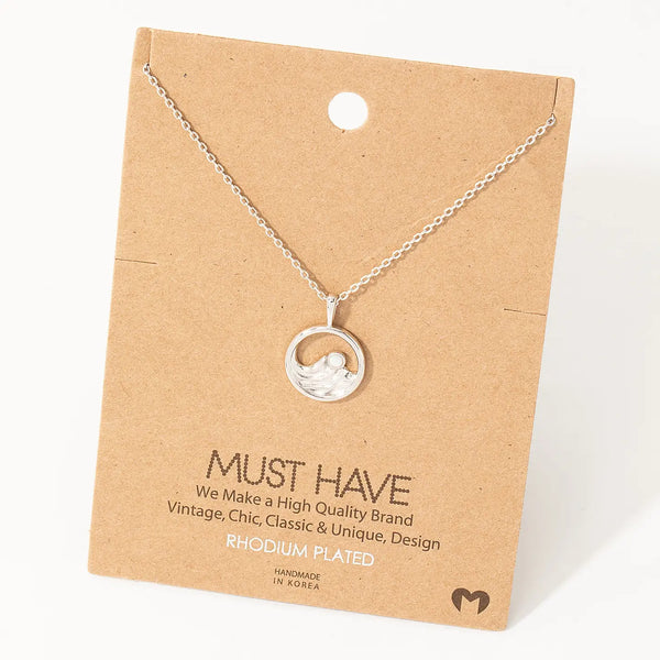 Mini Mountain Opal Pendant Necklace
