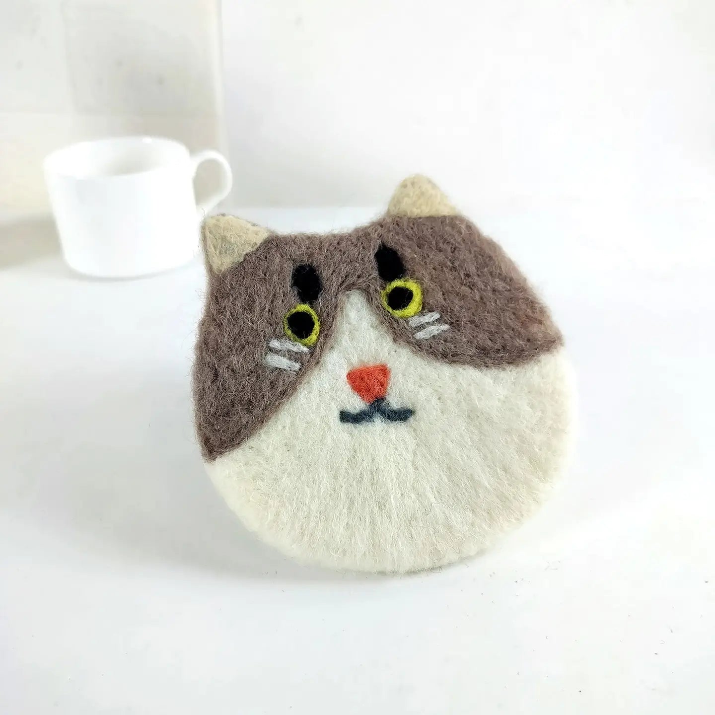 Felt Kitty Coasters