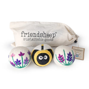 Bee Lavender Fields Eco Dryer Balls