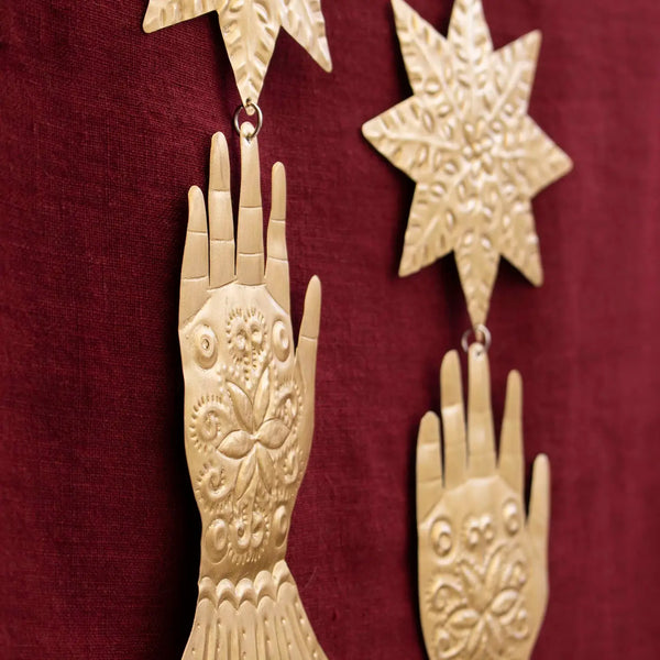 Star and Hand Ornament