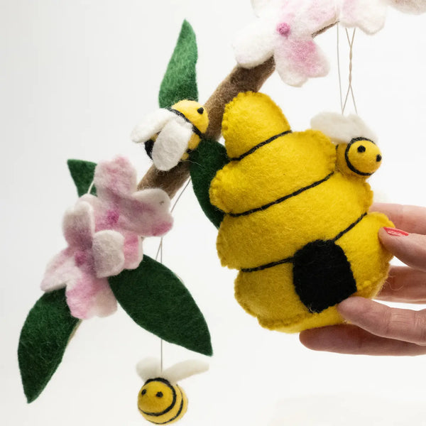 Bee Hive and Honey Bees Mobile