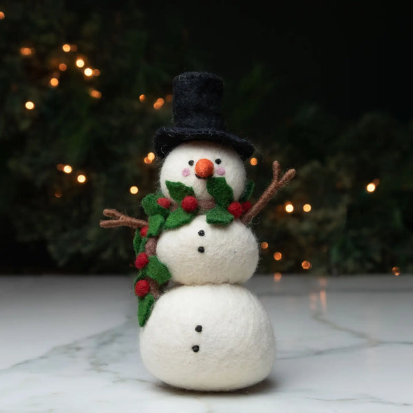 Small Felt Snowman