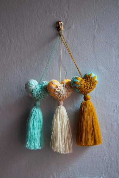 Mexican Hearts and Tassels