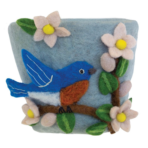 Magnolia BlueBird Pot