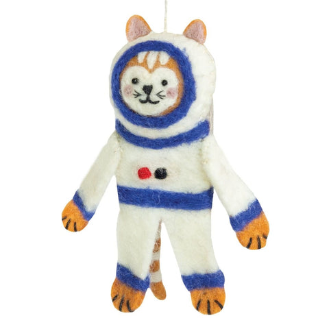 kitty Astronaut Ornament