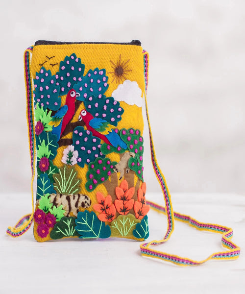 Appliqué Shoulder Bag