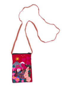 Appliqué Shoulder Bag