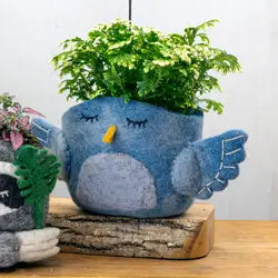 Bluebird Felt Planter