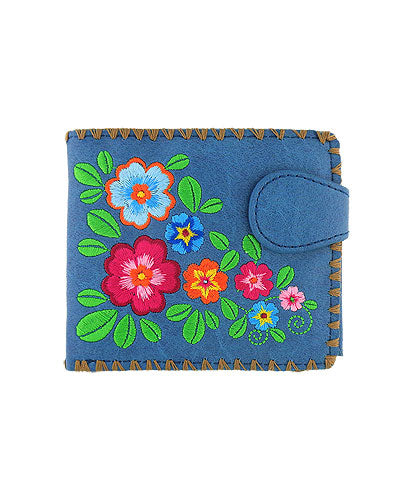 Flowers Small Wallet