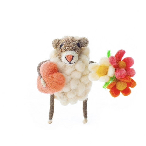 Barbara Sheep with Flowers