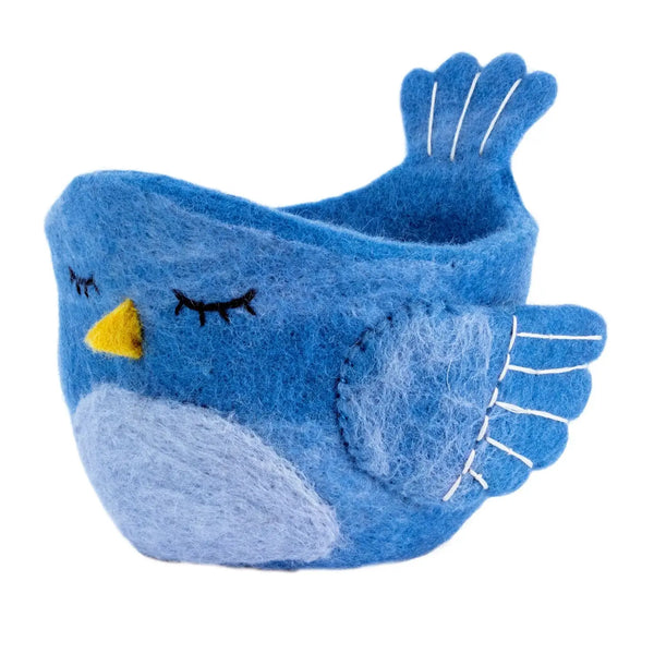 Bluebird Felt Planter