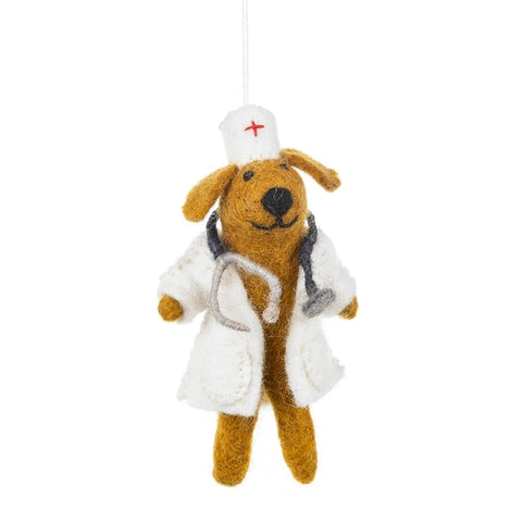 Dog Doctor Ornament