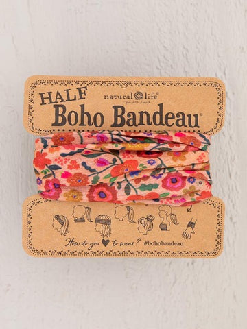 Blush Floral Half Boho Bandeau