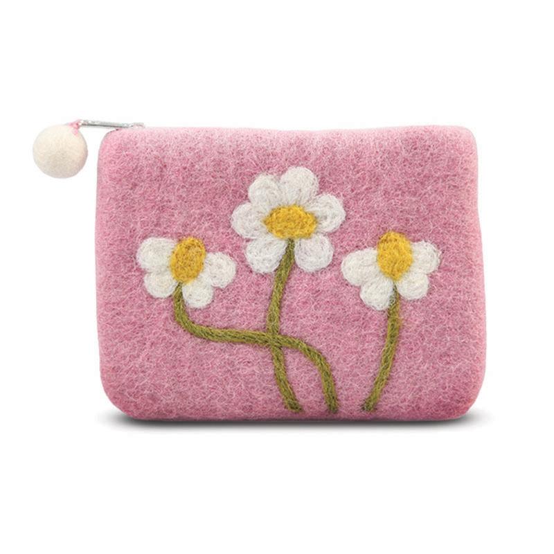 Daisy Flower Coin Purse