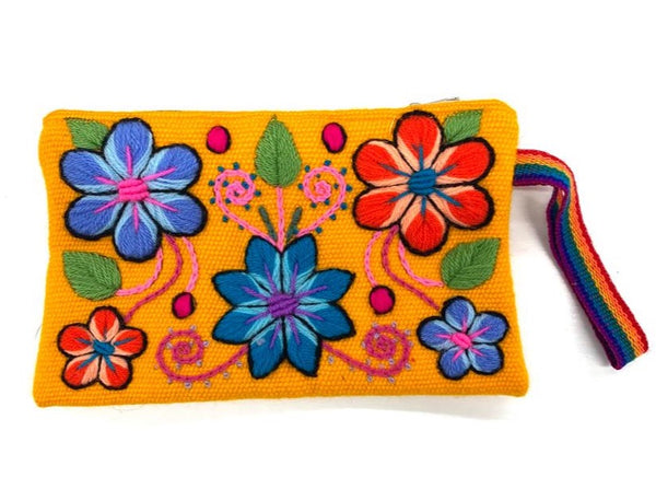 Peru Embroidered Pouch
