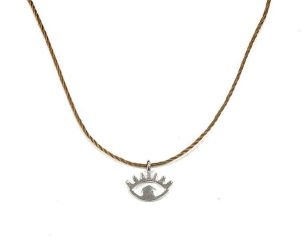 Evil Eye Cord Necklace