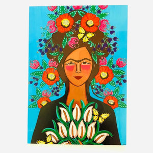 Frida Flowers Card