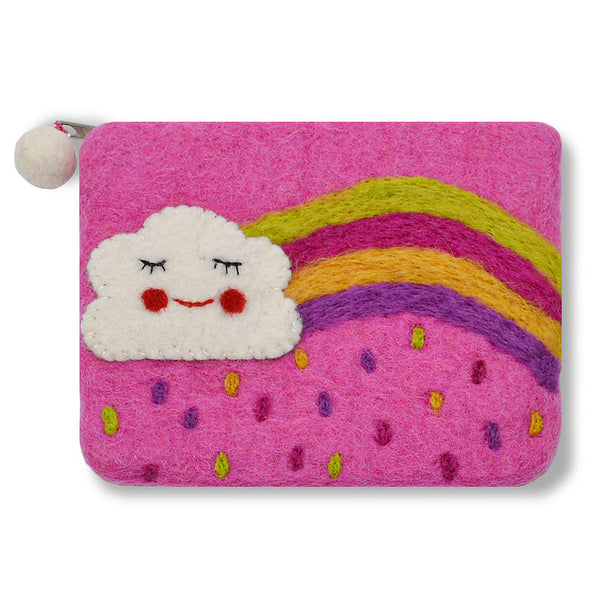 Rainbow and Cloud Coin Purse