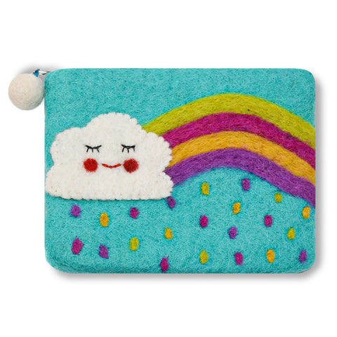 Rainbow and Cloud Coin Purse