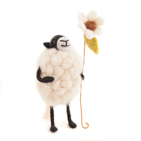 Barbara Sheep with Flower
