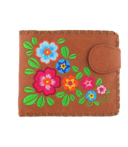 Flowers Small Wallet